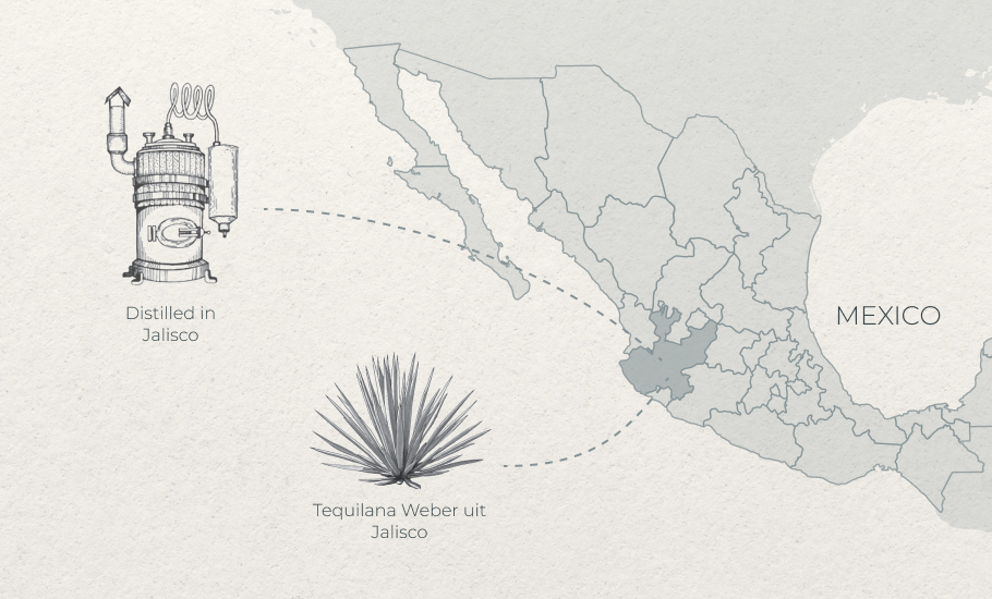 NL Tequilana Weber from Jalisco Distilled in Jalisco